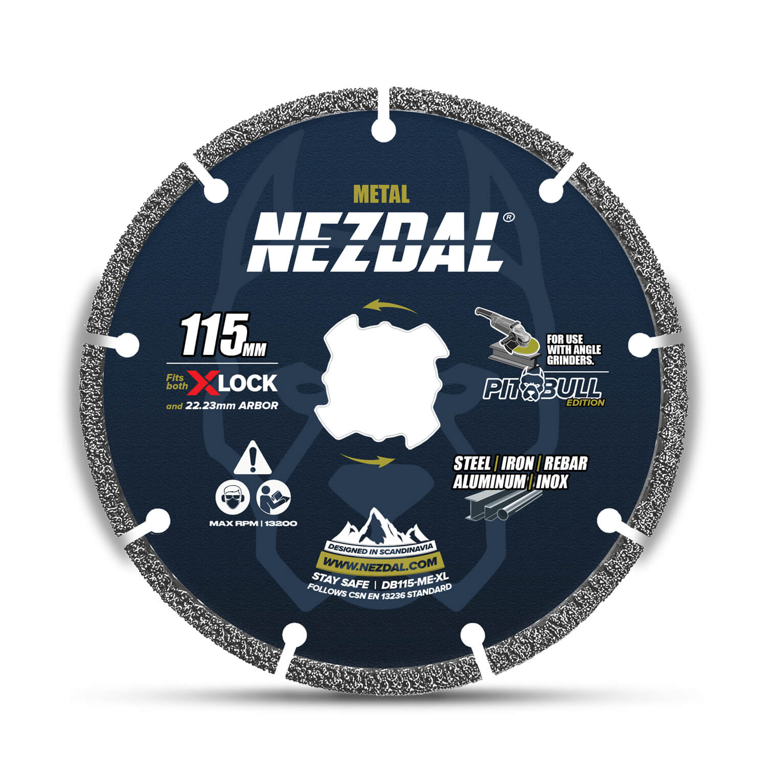 115mm | Metal | 100X Life | Angle grinder disc