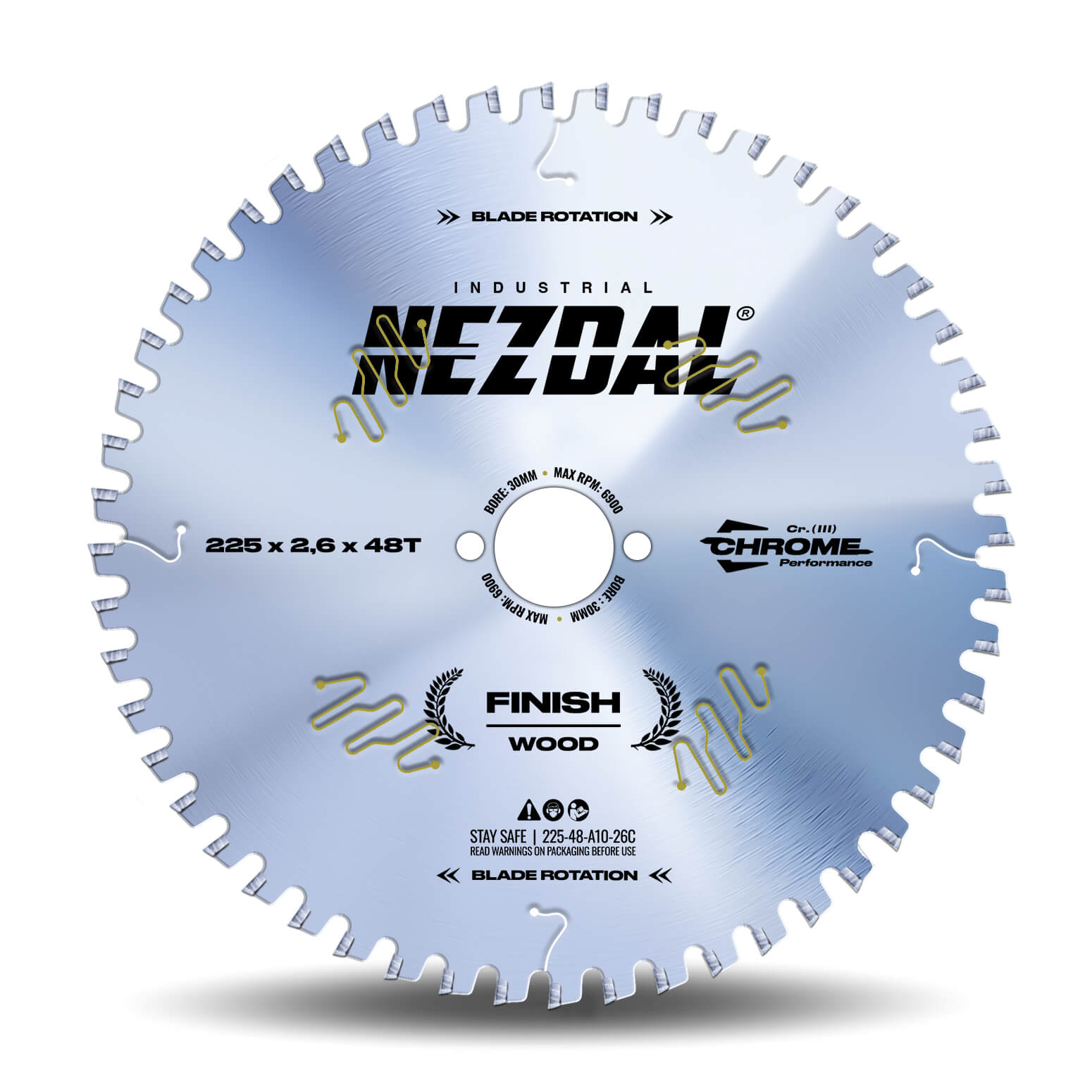 225mm | 48T | Finish | Wood | Industrial Quality | Ideal for Festool CS70