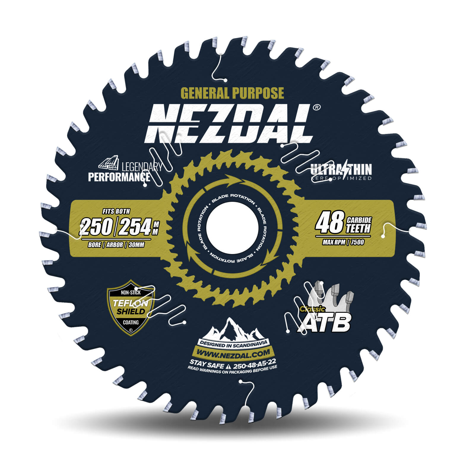 250/254mm | 48T | General Purpose | Wood | Ultra Thin Kerf | Ideal for battery saws