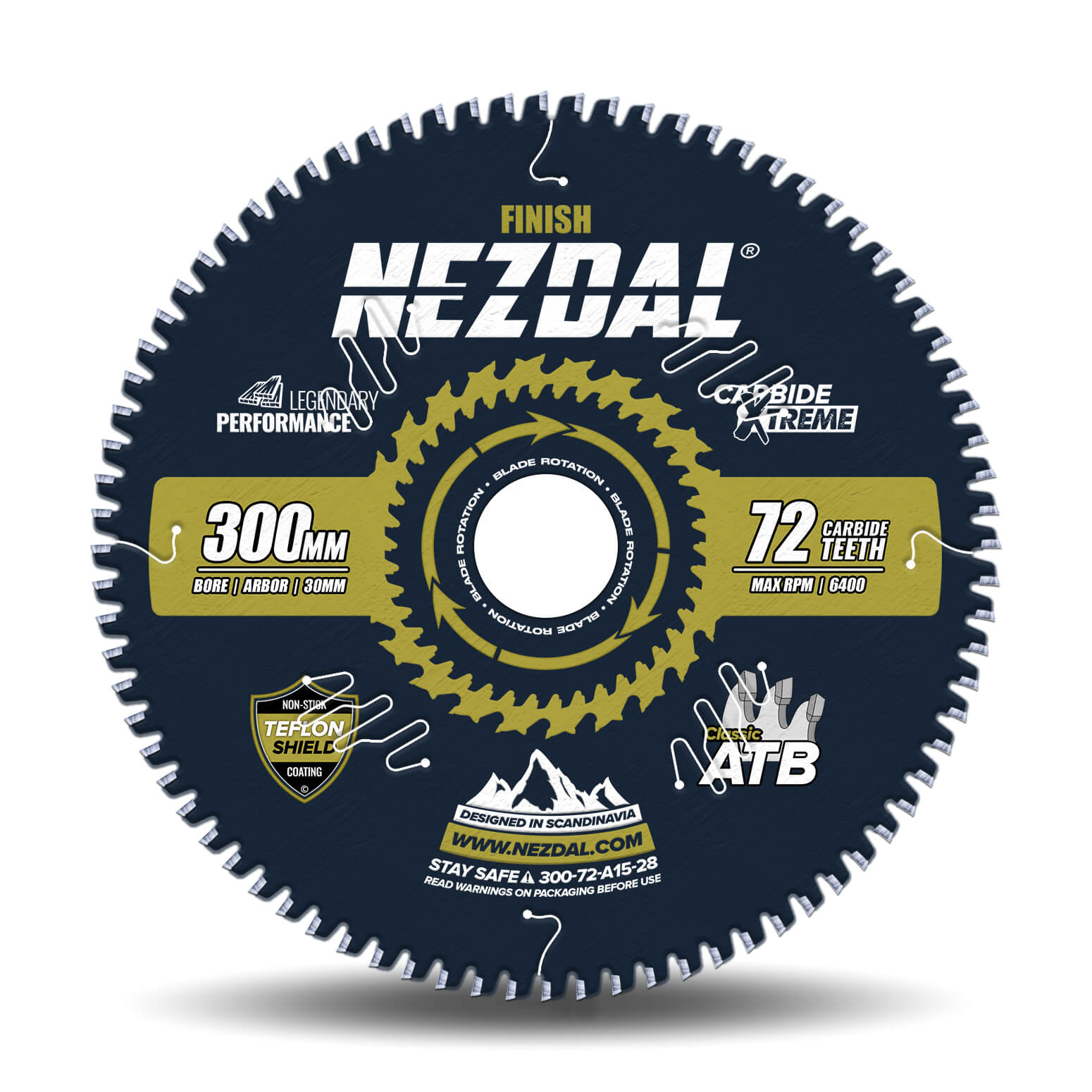 300mm | 72T | Finish | Wood | Table Saw