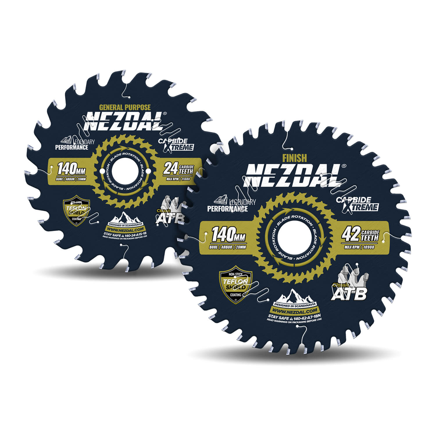 140mm Duo | 24, 42T | General Purpose, Finish