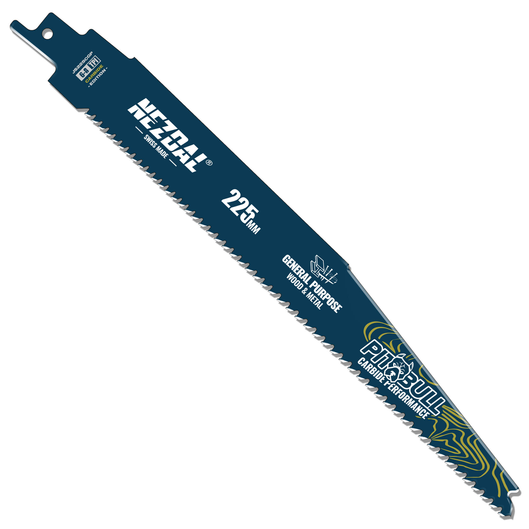 General Purpose | Multi-Material | 225mm | 50X Life | Carbide Performance | Reciprocating Saw Blade