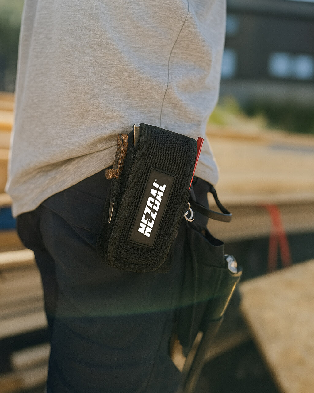 MultiGuard | Safe storage for drill bits, multi-tool blades, jig saw blades, and more | With belt clip