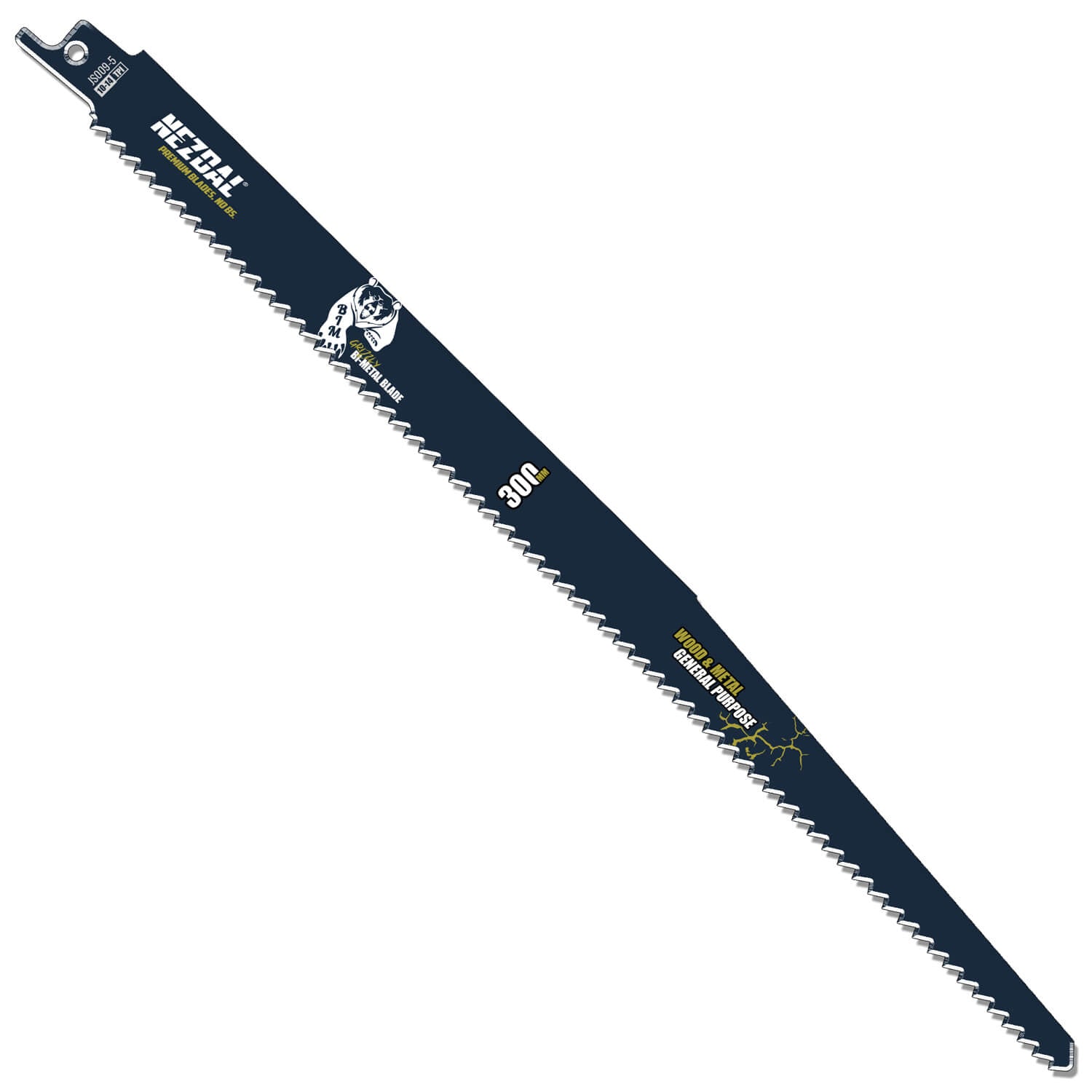 300mm | Multi-Material | Wood & Metal | Reciprocating Blades | 5 pcs