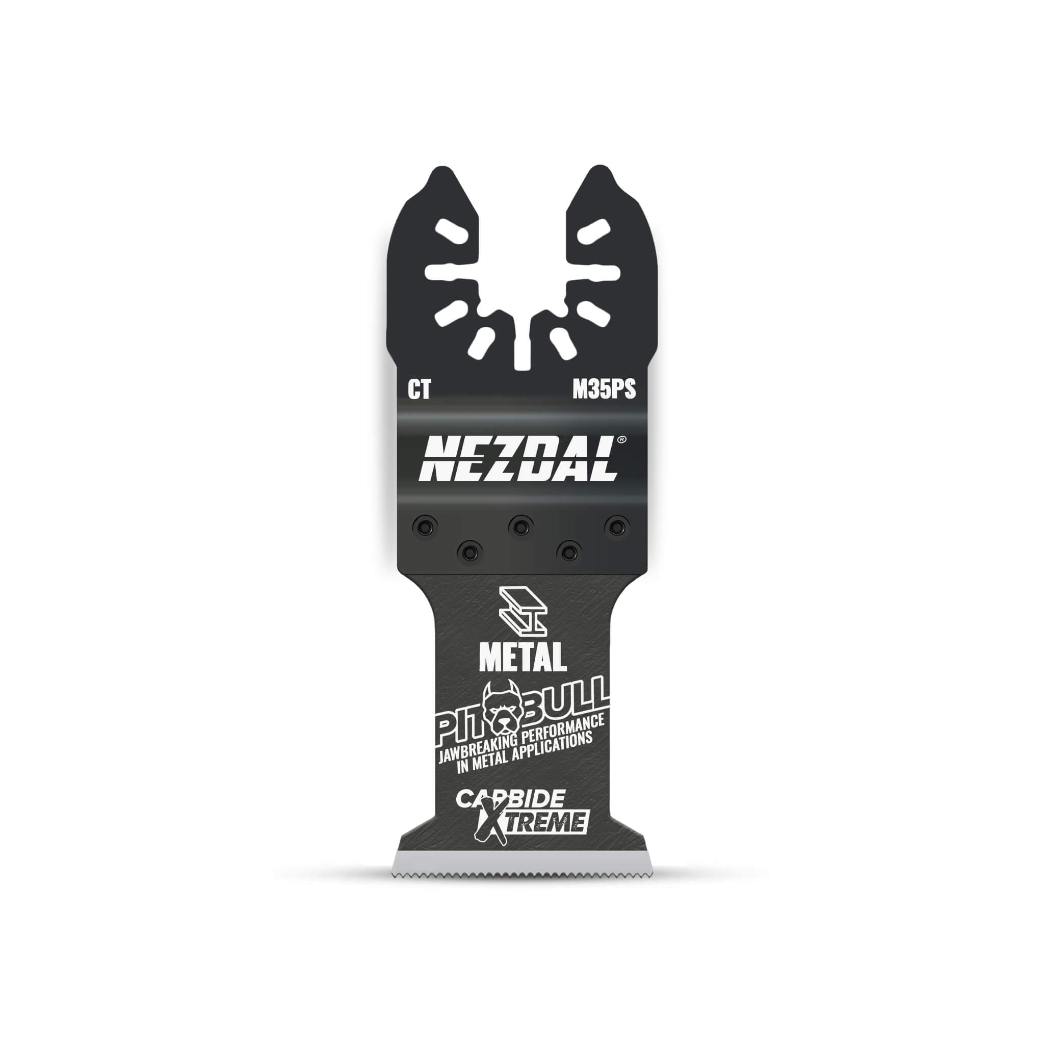 Multi-tool saw blade made of carbide for cutting metal applications