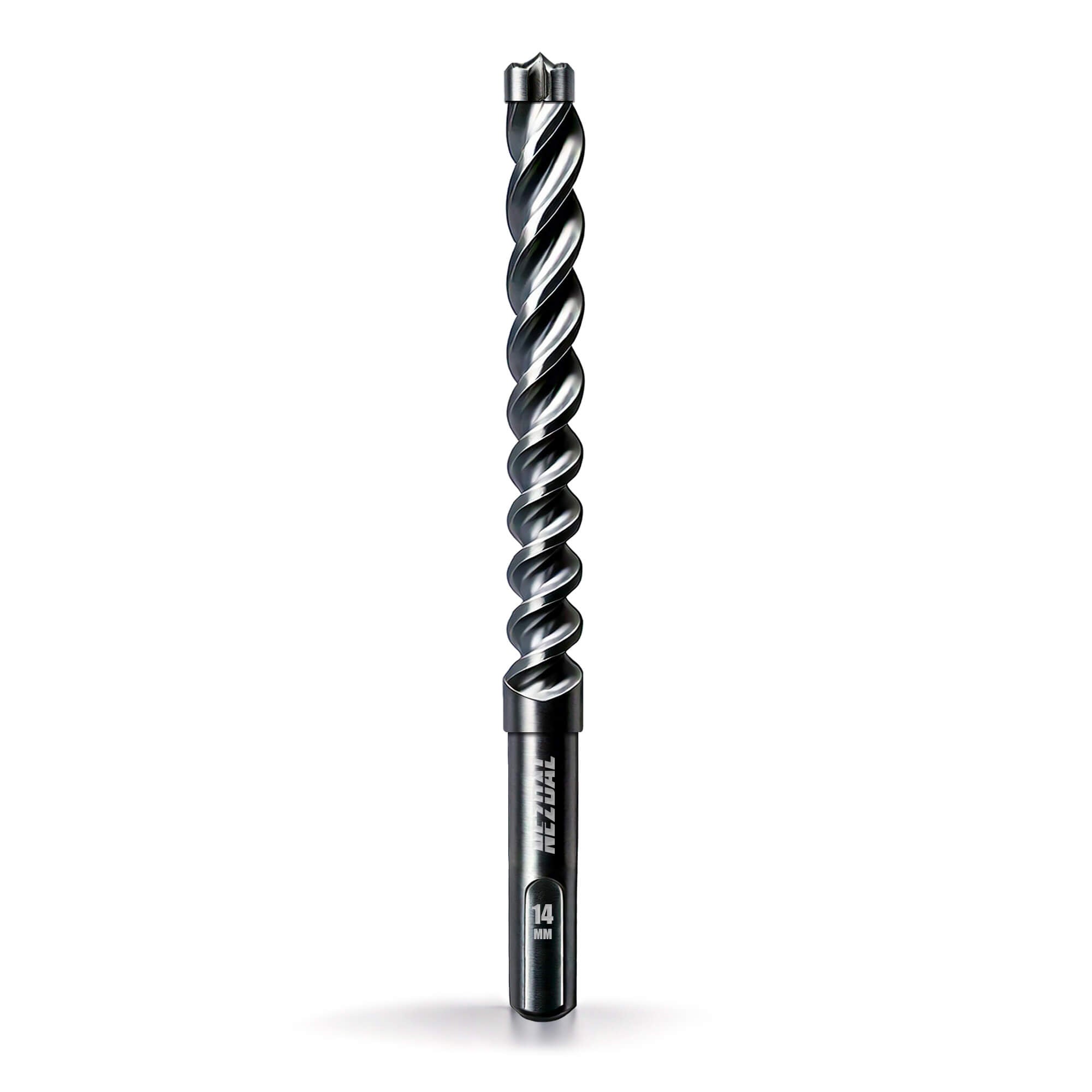14 x 265mm | Reinforced Concrete, Masonry, Stone | The Best Concrete Drill Bit on the Market | For SDS Plus Rotary Hammers