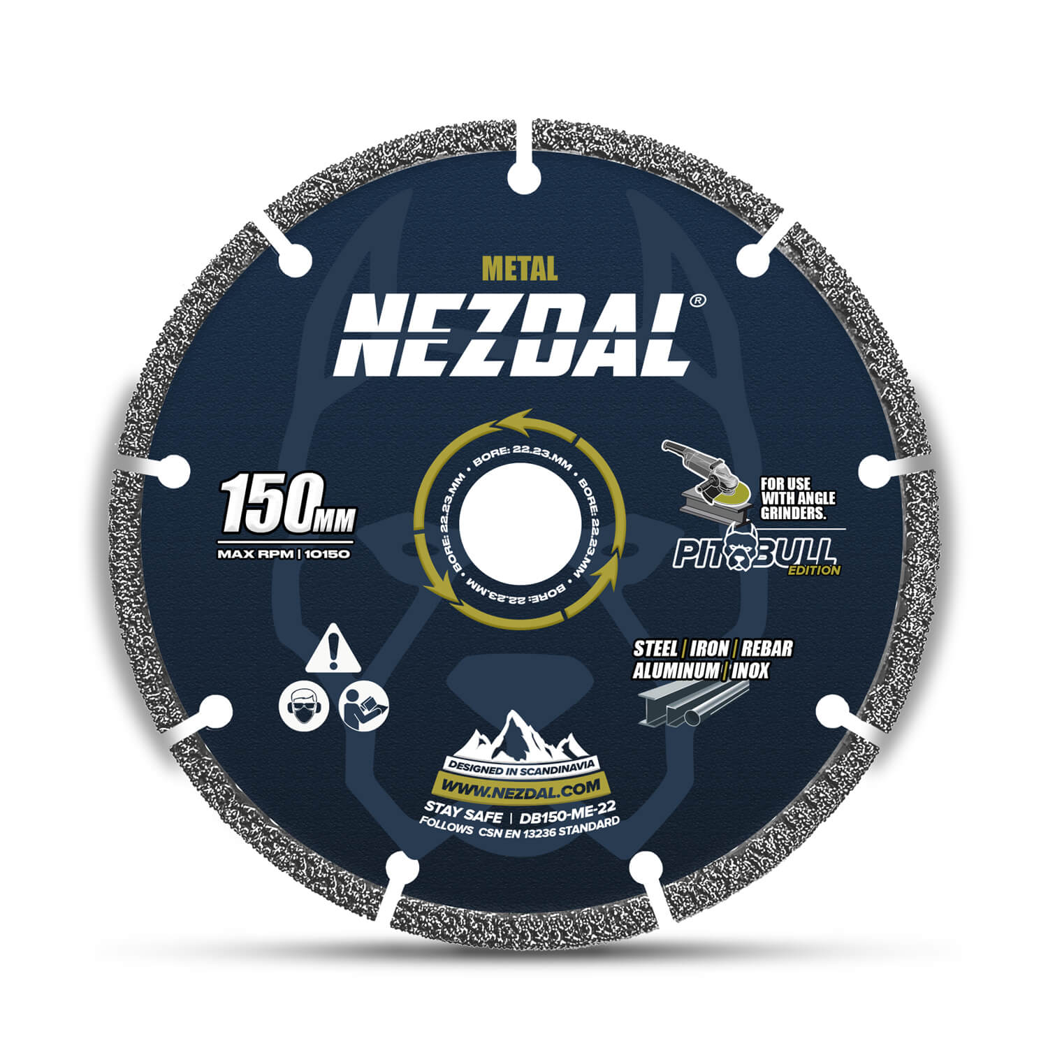 150mm | Metal | 100X Life | Angle grinder disc