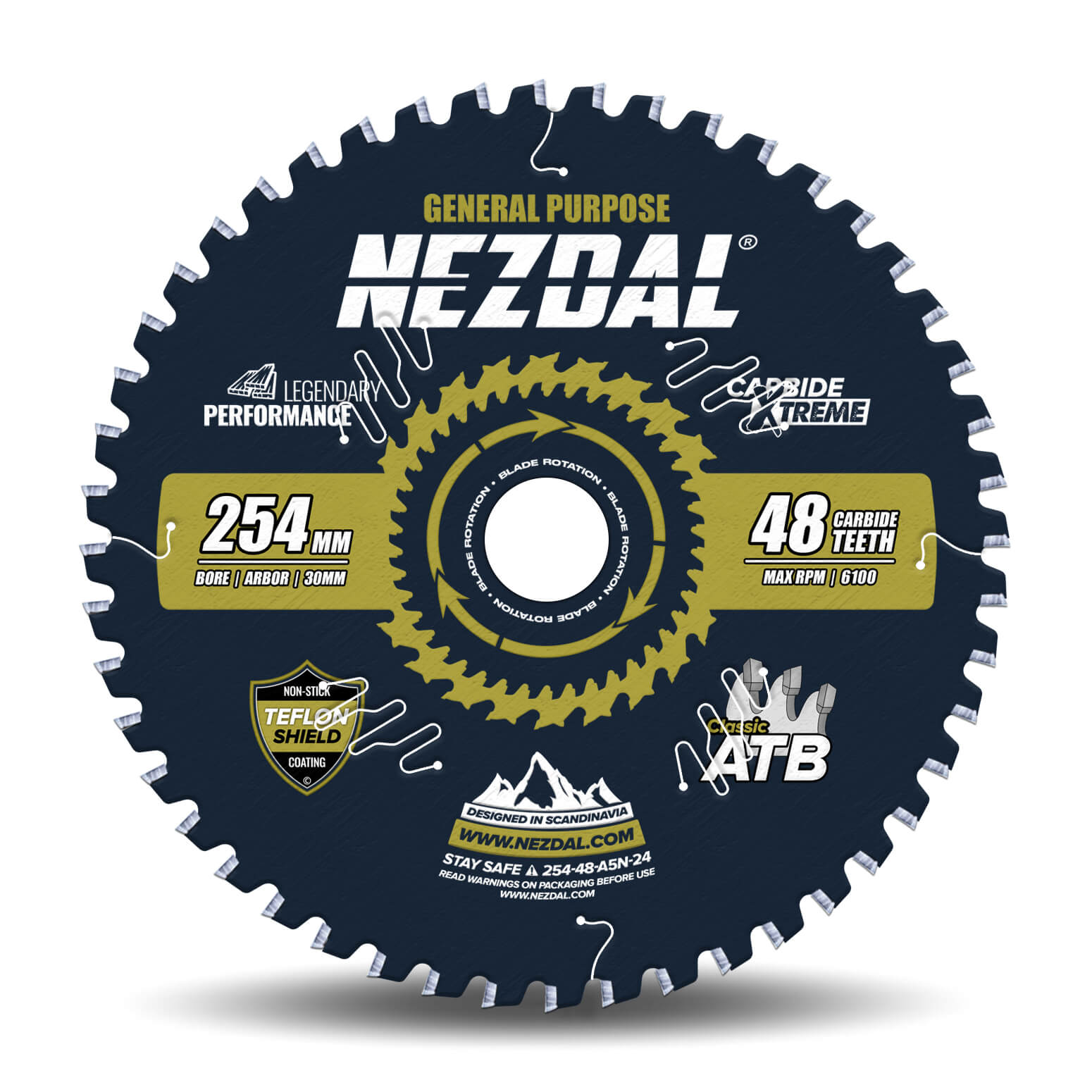 254mm | 48T | General Purpose | Wood | Miter Saw