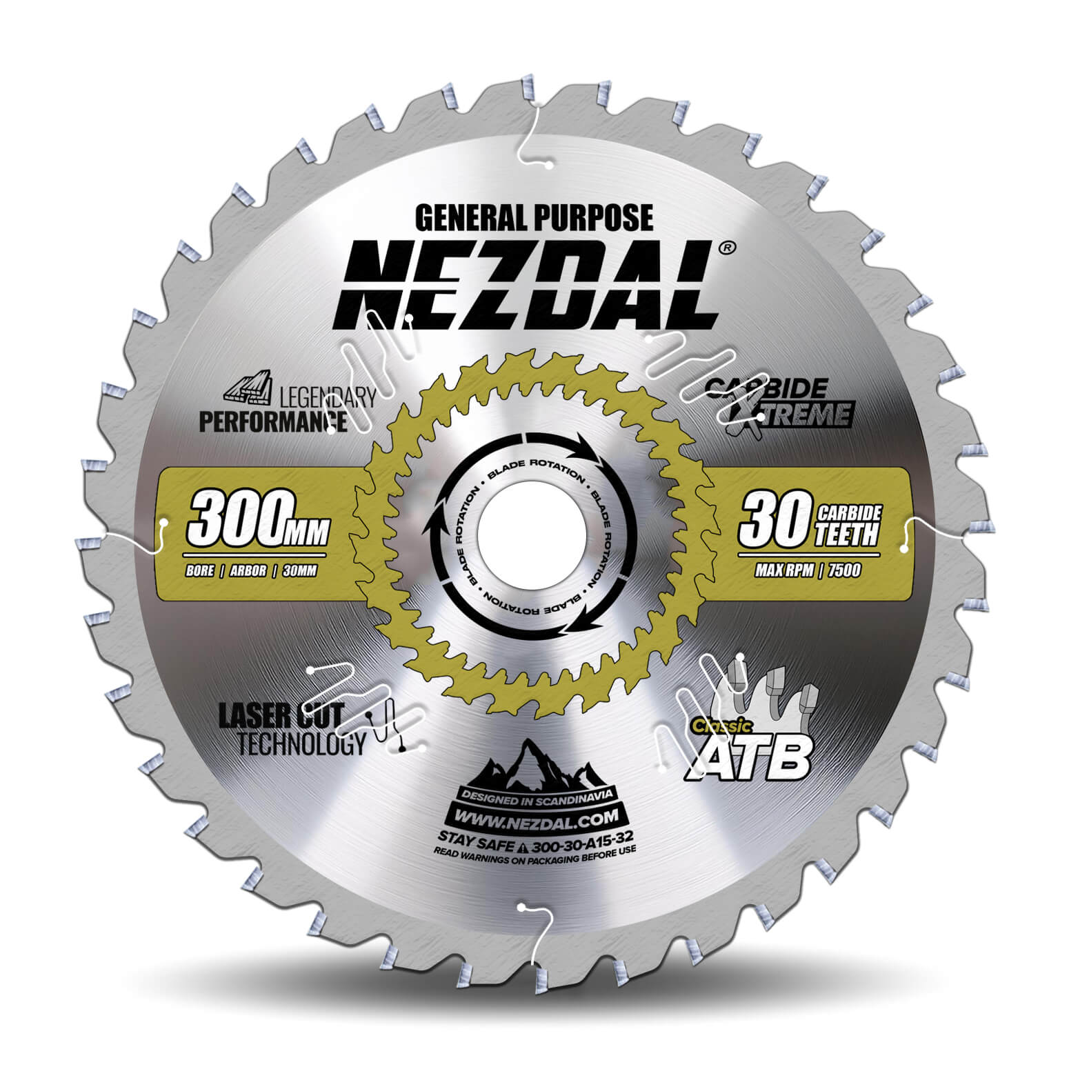 300mm | 30T | General Purpose | Wood | Table Saw | Bestseller for Ernex 1203