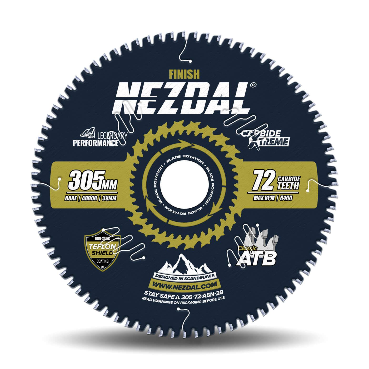 305mm | 72T | Finish | Wood | Miter Saw