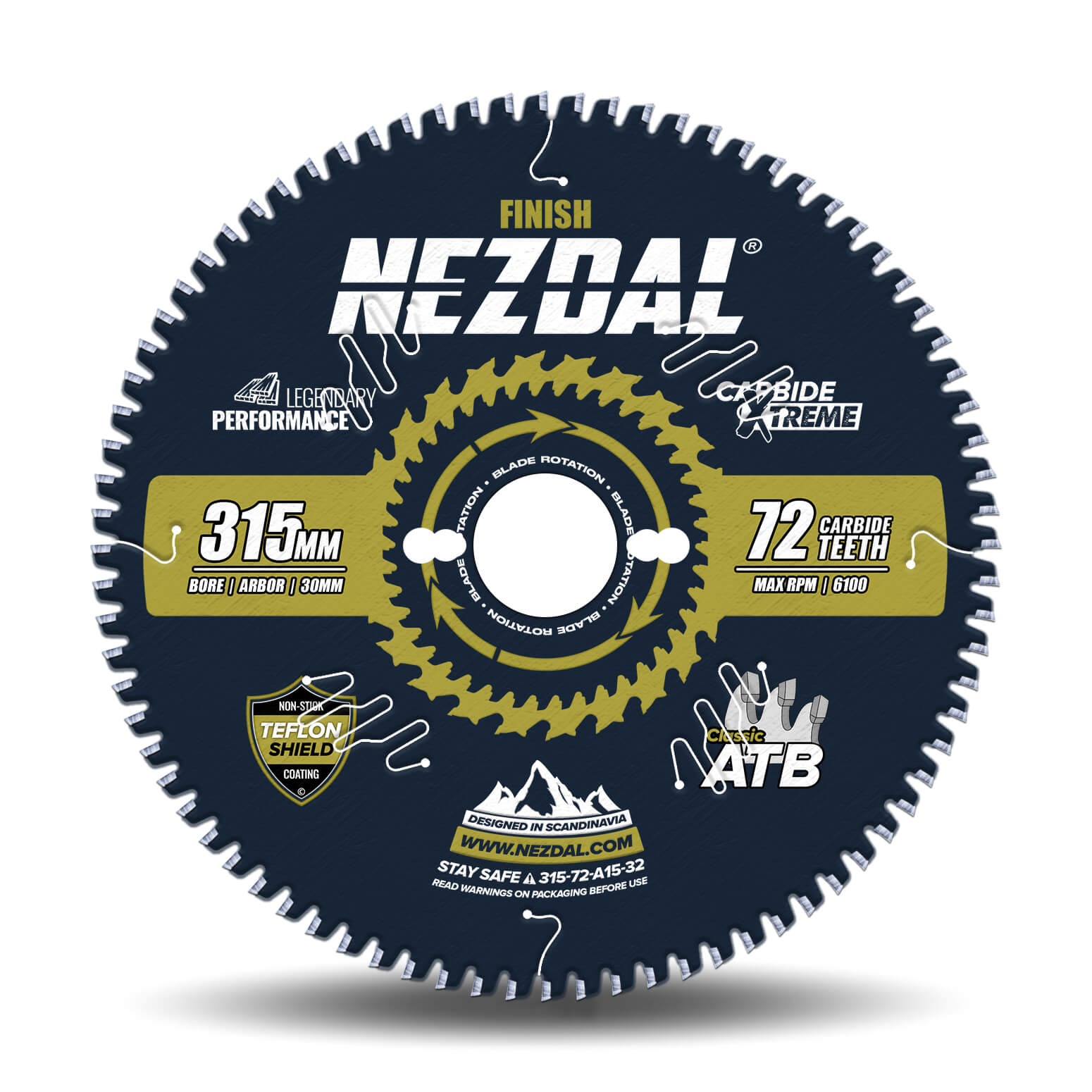 315mm | 72T | Finish | Wood | Table Saw