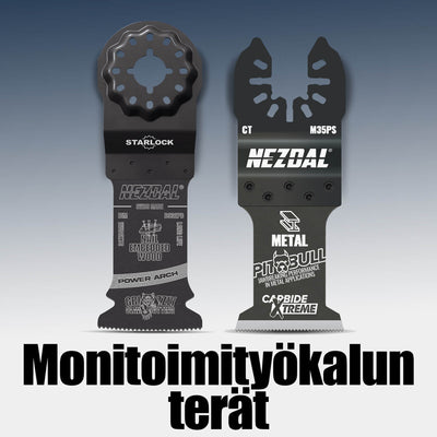 Universal (OIS) monitoimityökalun terät