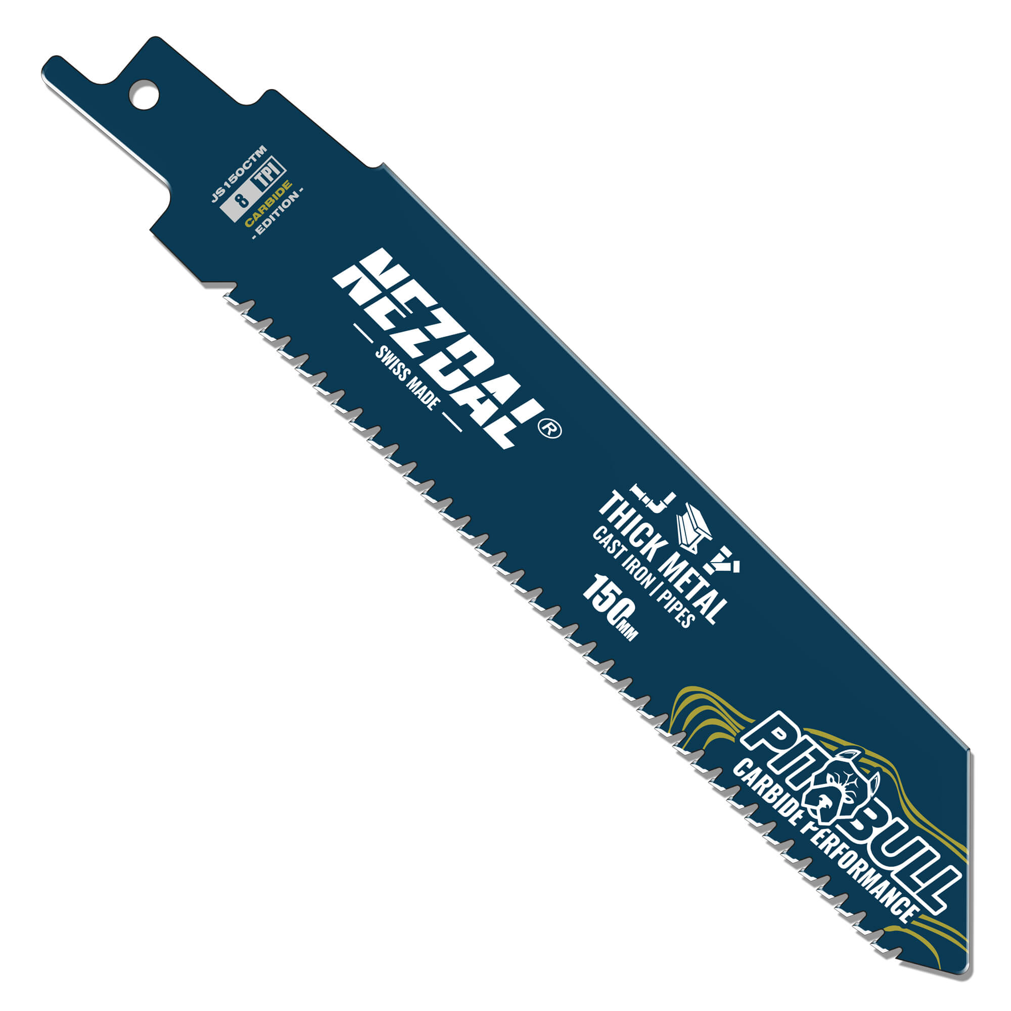 Thick  Metal | 150mm | 50X Life | Carbide Performance | Reciprocating Saw Blade