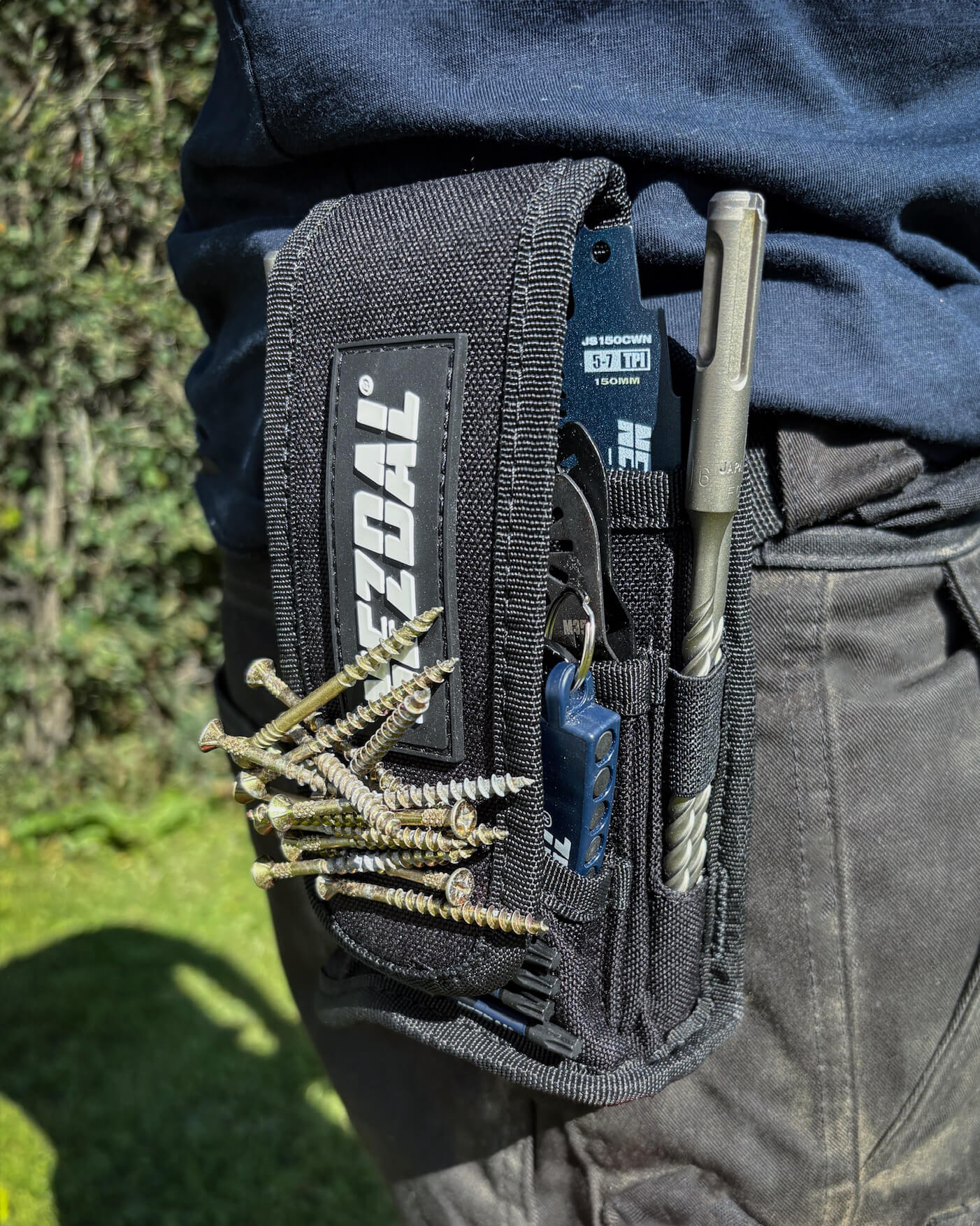 MultiGuard | Safe storage for drill bits,  multi-tool blades, jig saw blades, and more | With belt clip