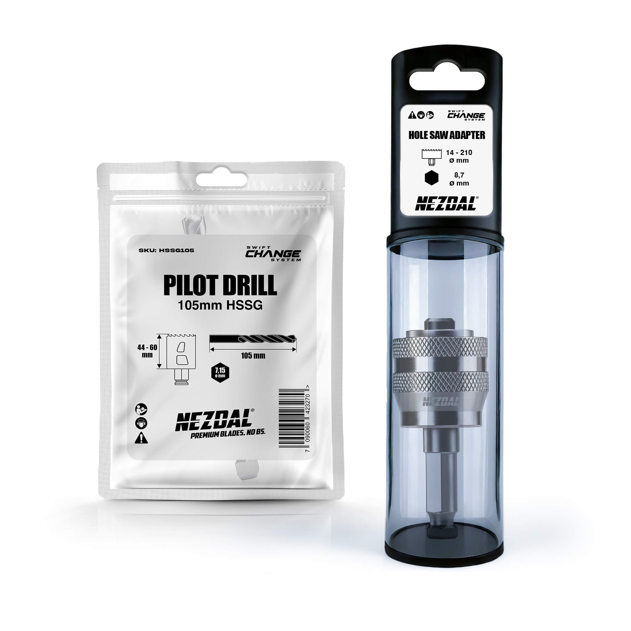 Adapter set | Recommended for Pitbull® hole saws up to 83mm