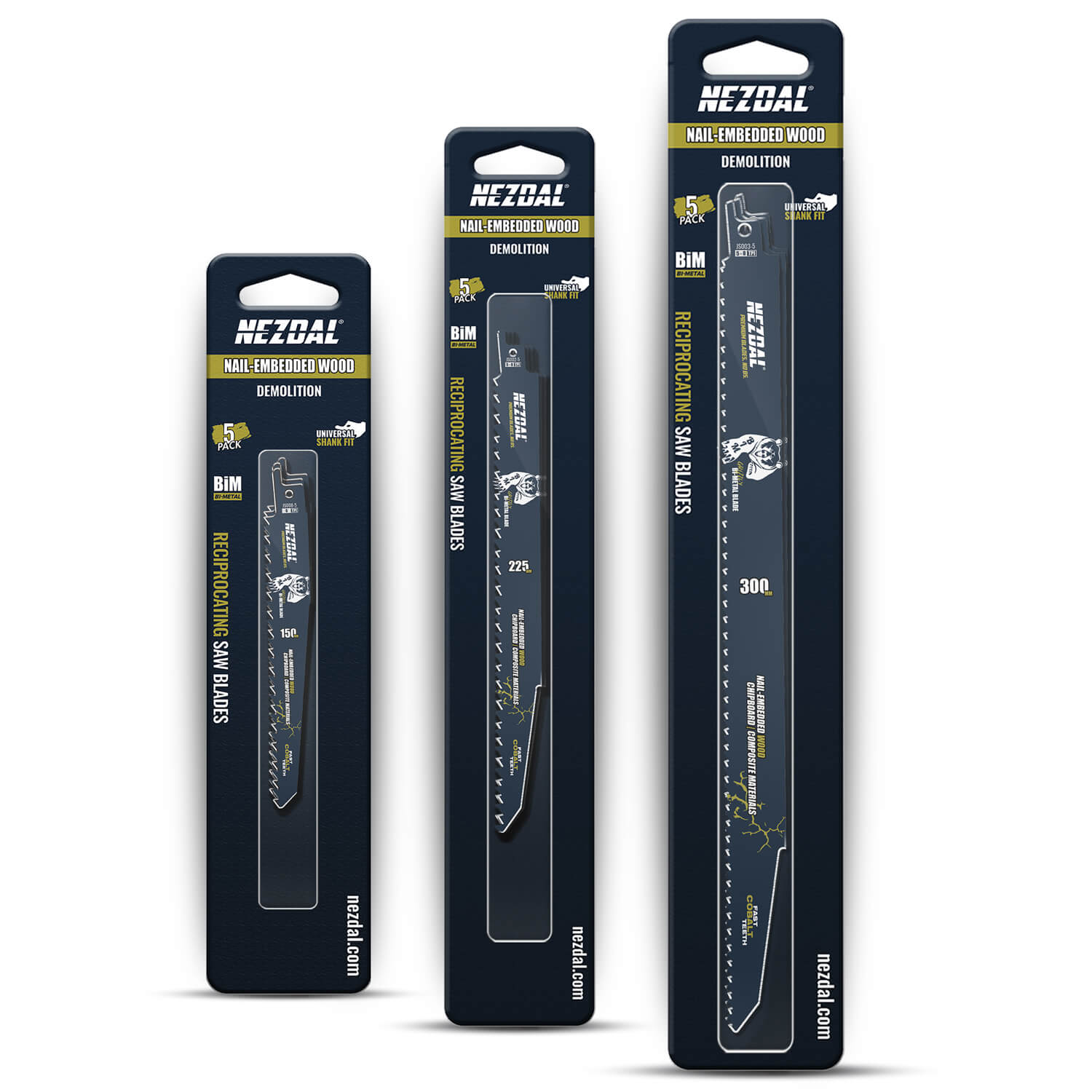 Demolition Pack | Superfast Cuts | Wood & Nails | Recip Blades | 15 pcs