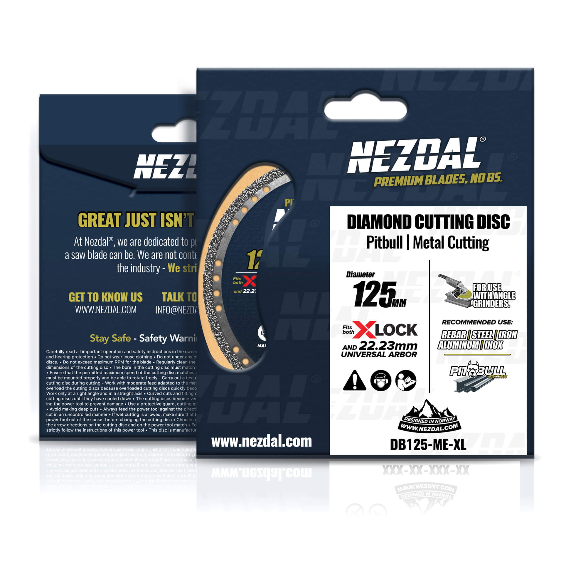 125mm | Metal | 100X Life | Angle grinder disc